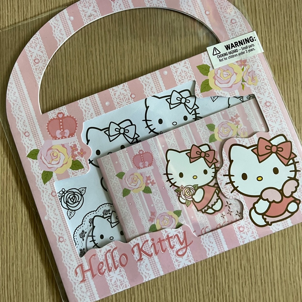 Vintage 2012 Sanrio Original Hello Kitty Coloring/Sticker Book. NWT